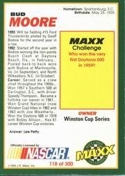 B3992- 1993 Maxx Racing Card #s 1-150 +Rookies -You Pick- 15+ FREE US SHIP - Bild 233 von 297