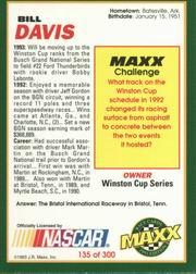 B3992- 1993 Maxx Racing Card #s 1-150 +Rookies -You Pick- 15+ FREE US SHIP - Bild 267 von 297