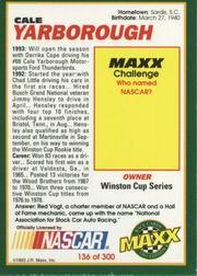 B3992- 1993 Maxx Racing Card #s 1-150 +Rookies -You Pick- 15+ FREE US SHIP - Bild 269 von 297