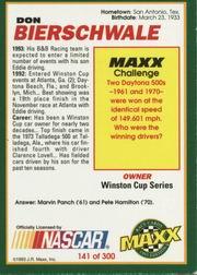 B3992- 1993 Maxx Racing Card #s 1-150 +Rookies -You Pick- 15+ FREE US SHIP - Bild 279 von 297