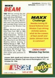 B3992- 1993 Maxx Racing Card #s 1-150 +Rookies -You Pick- 15+ FREE US SHIP - Bild 283 von 297
