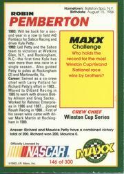 B3992- 1993 Maxx Racing Card #s 1-150 +Rookies -You Pick- 15+ FREE US SHIP - Bild 289 von 297