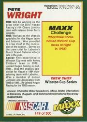 B3992- 1993 Maxx Racing Card #s 1-150 +Rookies -You Pick- 15+ FREE US SHIP - Bild 295 von 297