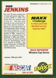 Sports Card Back