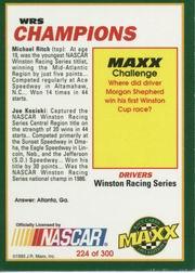 Sports Card Back