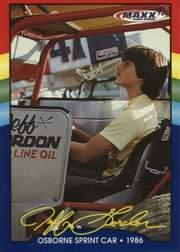 1993 Maxx Jeff Gordon #8 Jeff Gordon 1986