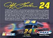 1993 Maxx Jeff Gordon #11 Jeff Gordon back image