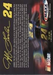 1993 Maxx Jeff Gordon #12 Jeff Gordon back image