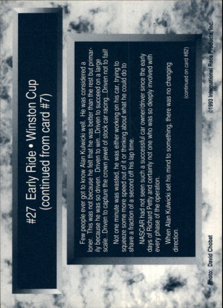 Sports Card Back