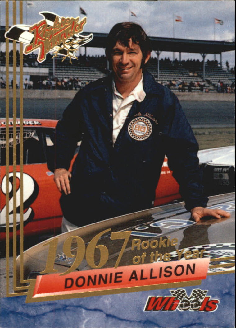 1993 Wheels Rookie Thunder #10 Donnie Allison