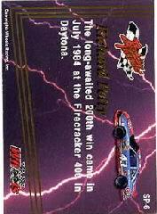 1993 Wheels Rookie Thunder SPs #SP6 Richard Petty back image