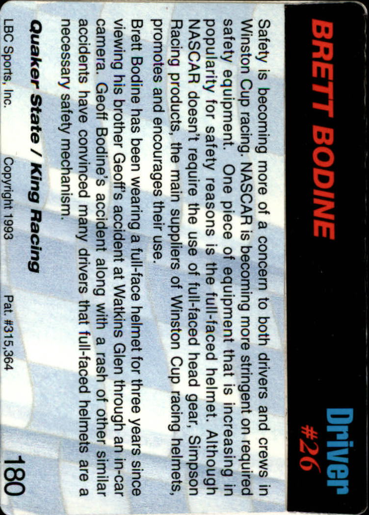 Sports Card Back