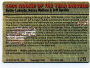 1993 Action Packed 24K Gold #12G Jeff Gordon YG/Kenny Wallace YG/Bobby Labonte YG back image