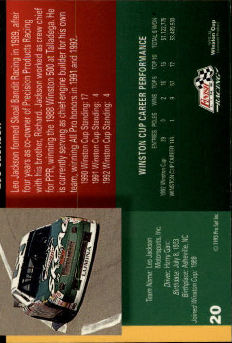 Sports Card Back