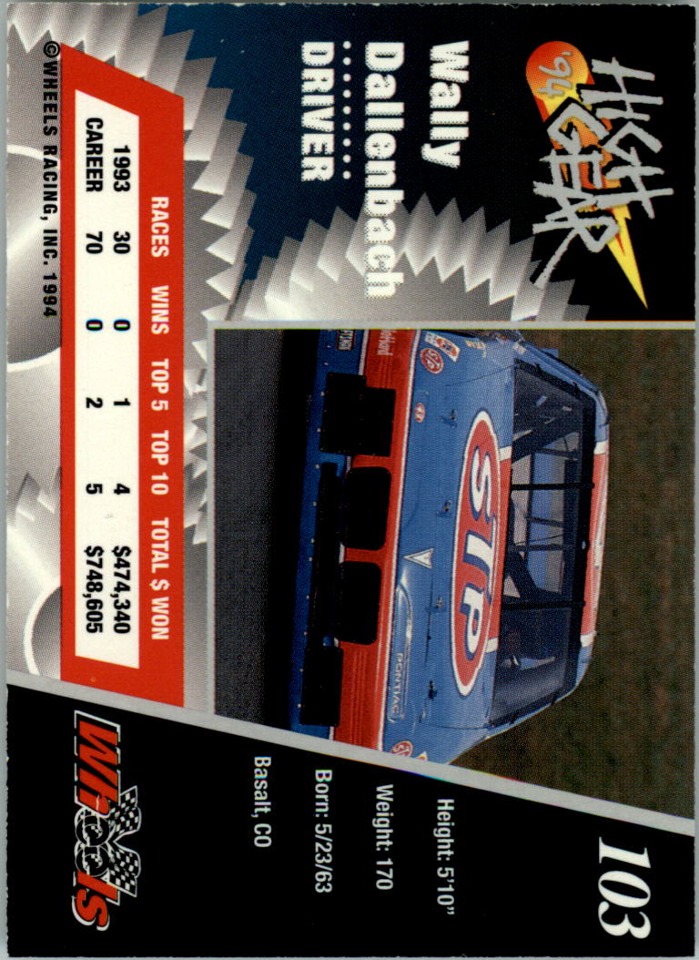 Sports Card Back