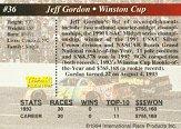 1994 Traks #36 Jeff Gordon back image