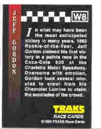 Sports Card Back