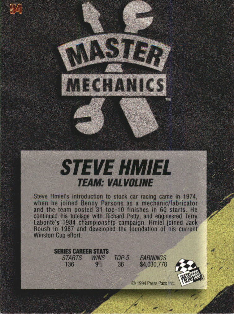 Sports Card Back