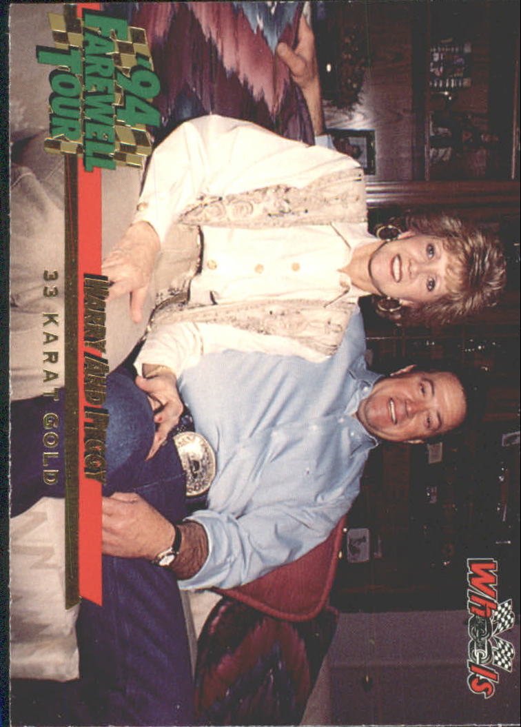 1994 Wheels Harry Gant Gold #31 Harry Gant/Peggy Gant