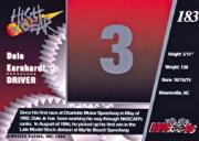 1994 Wheels High Gear #183 Dale Earnhardt Jr. RC back image
