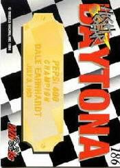 1994 Wheels High Gear #186 Dale Earnhardt WIN back image