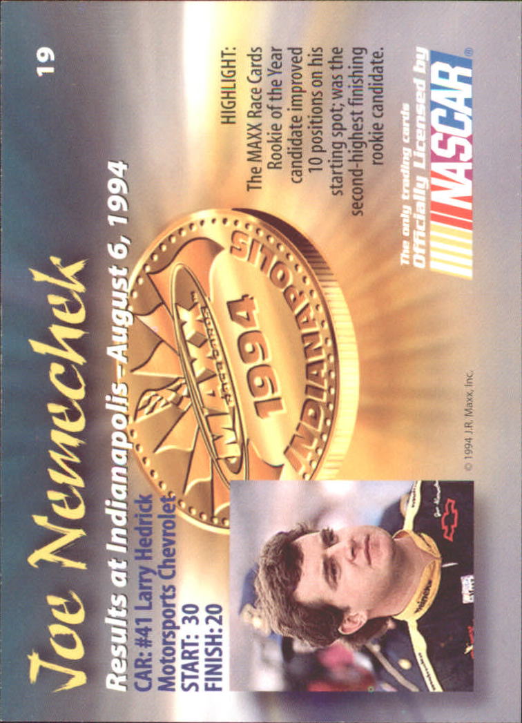 Sports Card Back