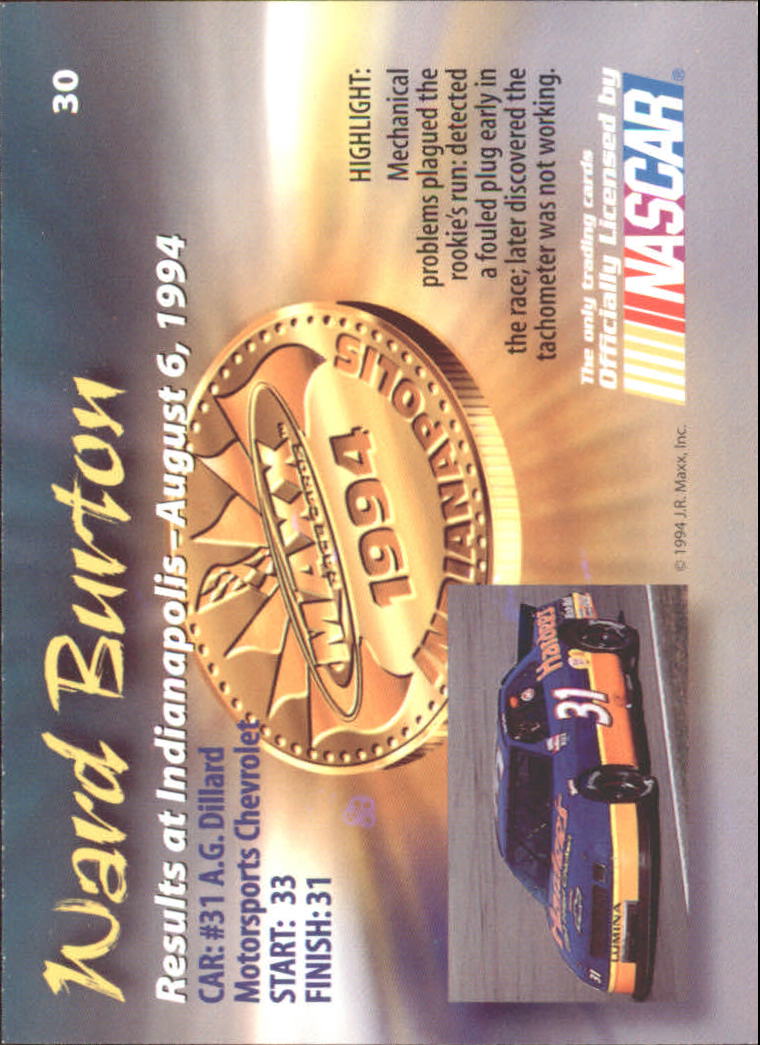 Sports Card Back