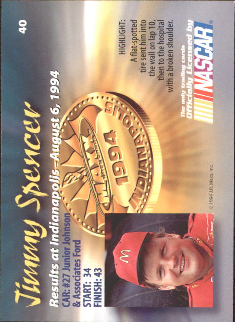 Sports Card Back