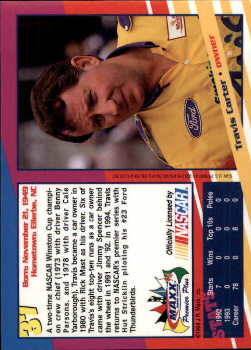 Sports Card Back