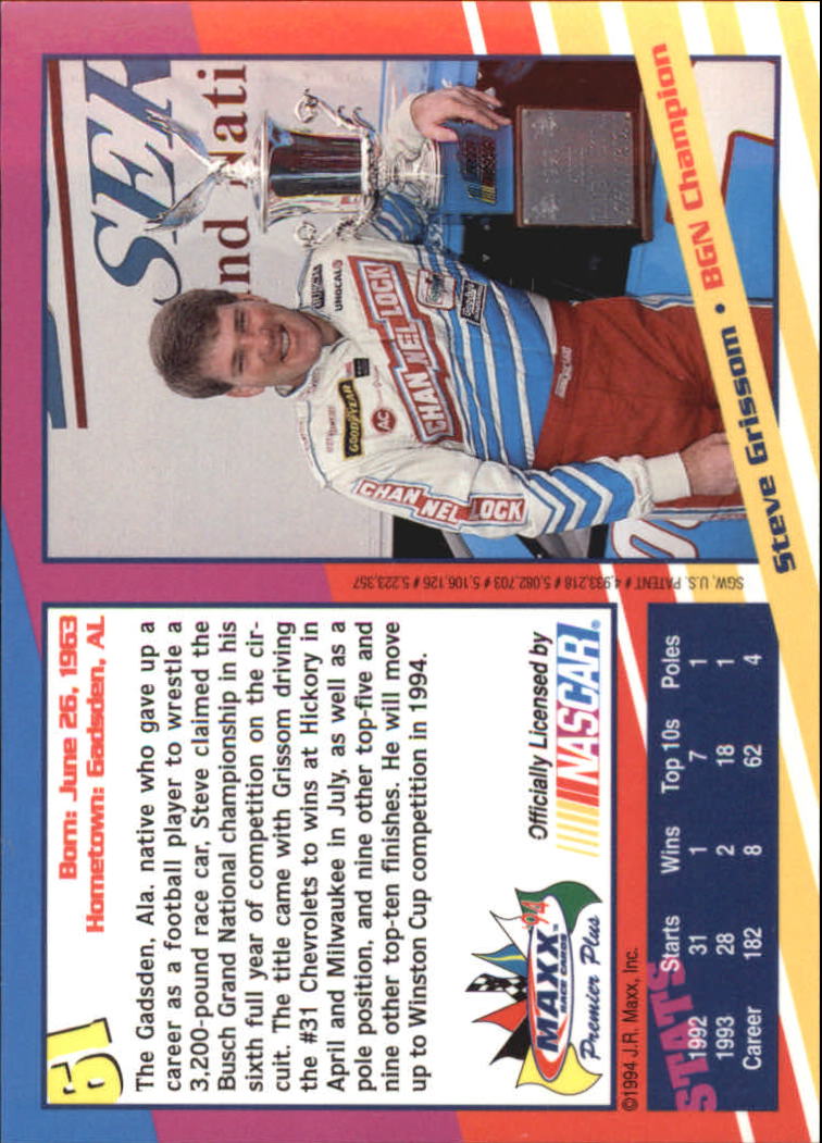 Sports Card Back