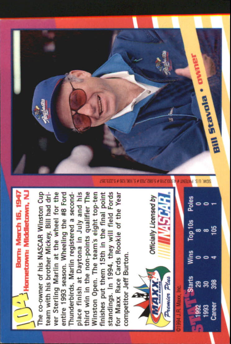Sports Card Back