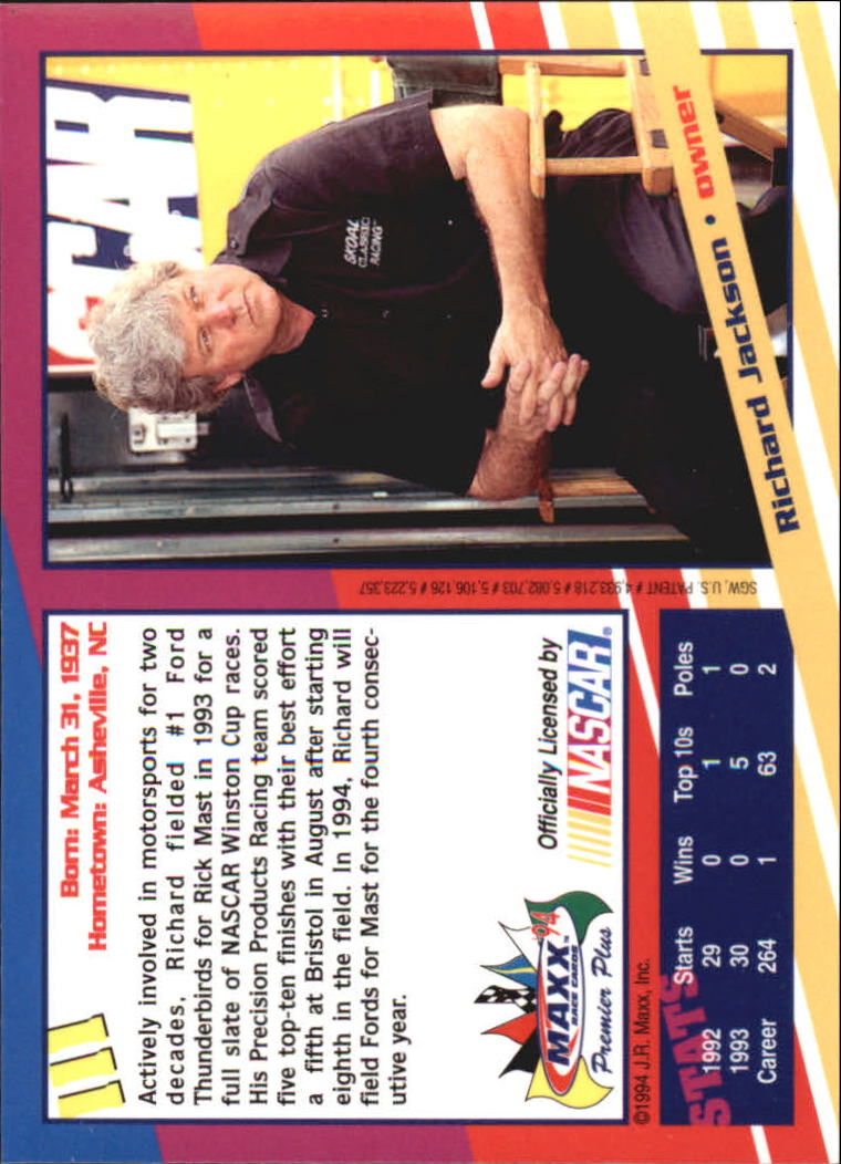 Sports Card Back