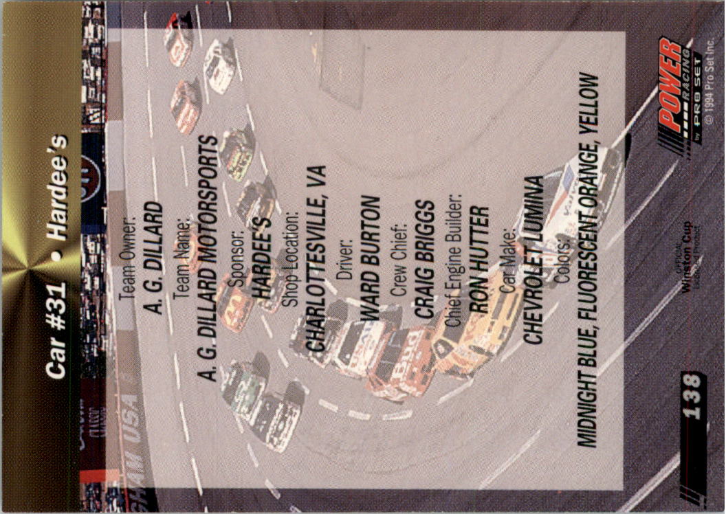 Sports Card Back