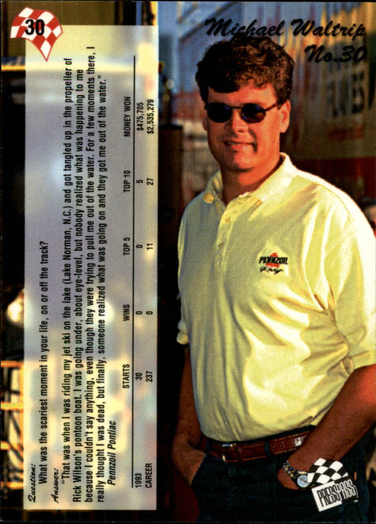 A5662- 1994 Press Pass Auto Racing 1-150 +Rookies -You Pick- 15+ FREE US SHIP - Picture 55 of 285