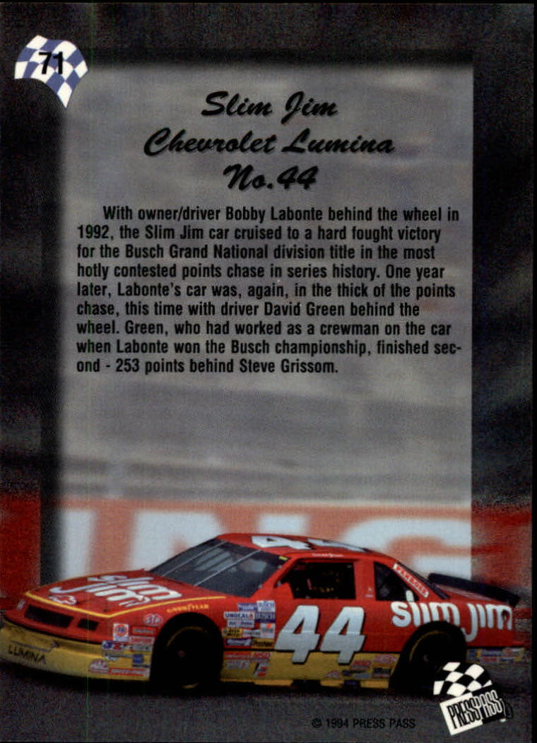 A5662- 1994 Press Pass Auto Racing 1-150 +Rookies -You Pick- 15+ FREE US SHIP - Picture 135 of 285