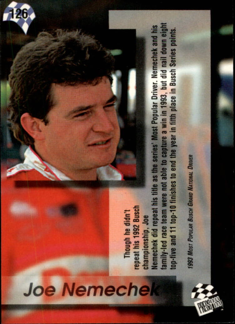 A5662- 1994 Press Pass Auto Racing 1-150 +Rookies -You Pick- 15+ FREE US SHIP - Picture 243 of 285