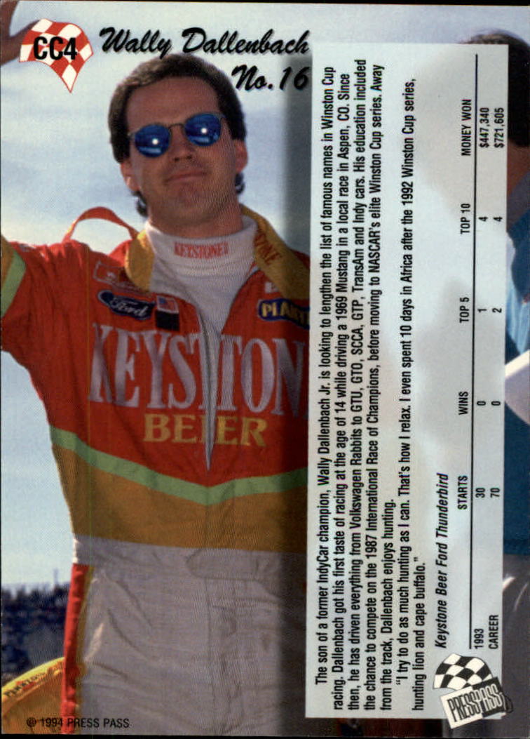 Sports Card Back