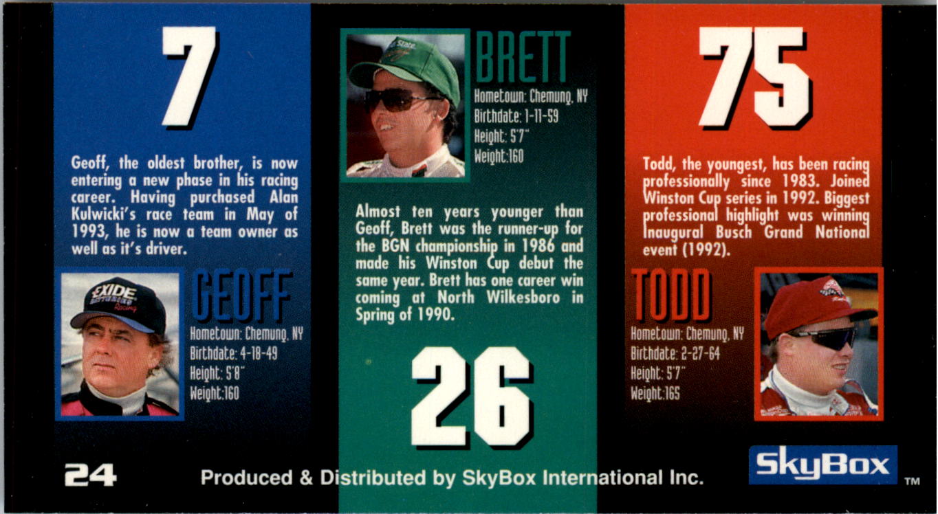 Sports Card Back