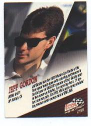 1994 Finish Line #NNO Jeff Gordon ROY back image