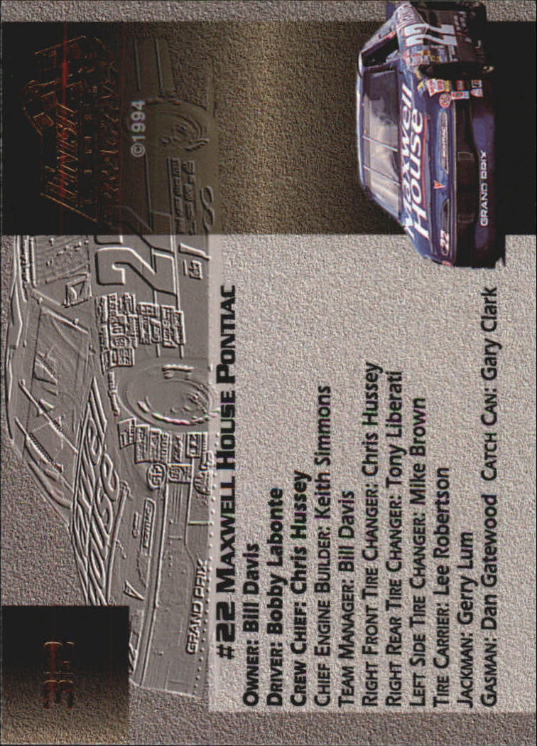 Sports Card Back