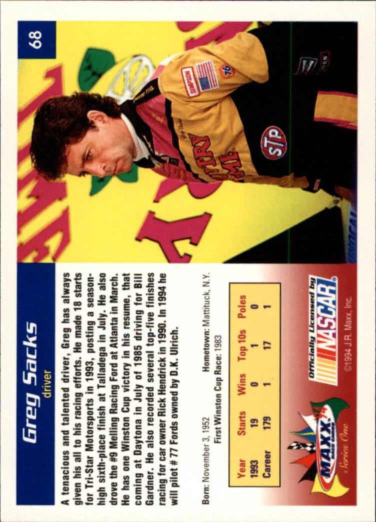 Sports Card Back
