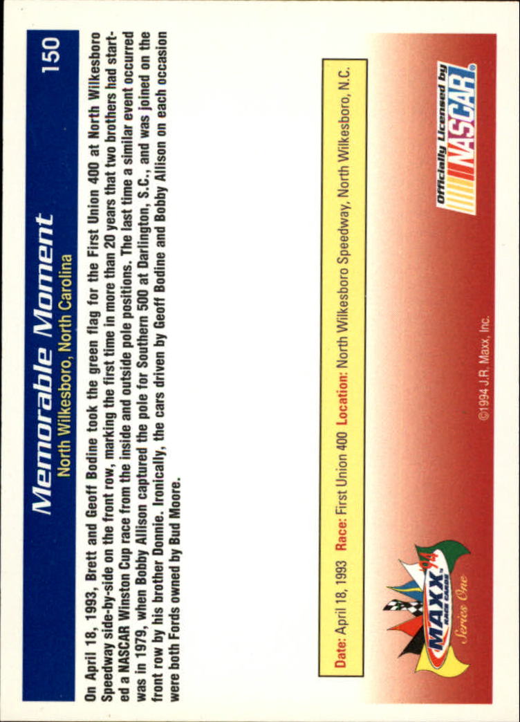 Sports Card Back