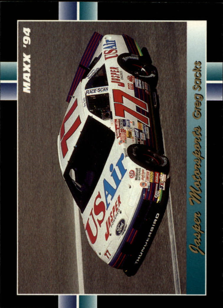 1994 Maxx #277 Greg Sacks' Car