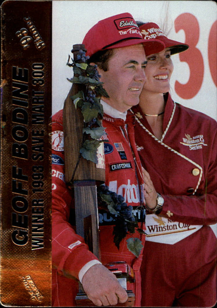 1994 Action Packed #39 Geoff Bodine WIN
