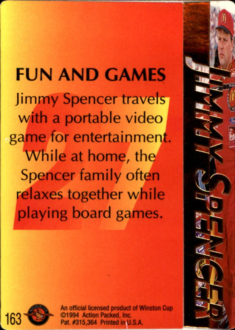 Sports Card Back