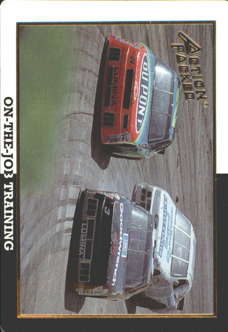 1994 Action Packed Champ and Challenger #41 Dale Earnhardt/Jeff Gordon Cars