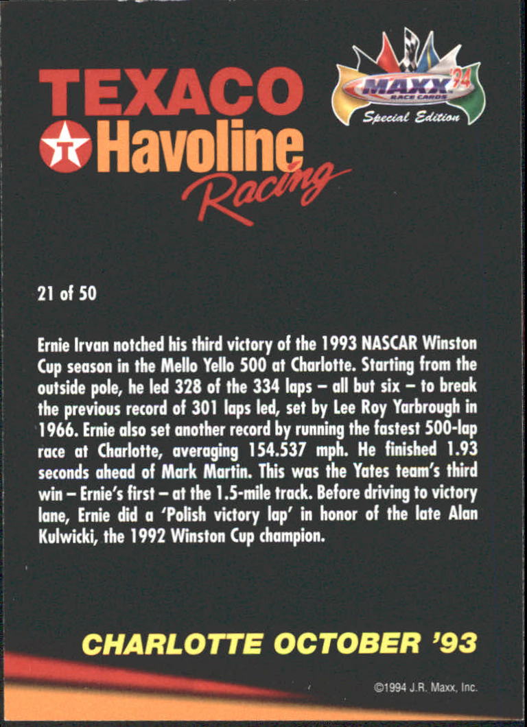 Sports Card Back