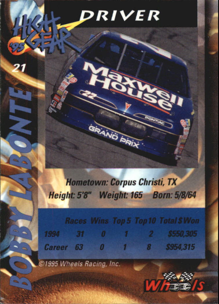 Sports Card Back