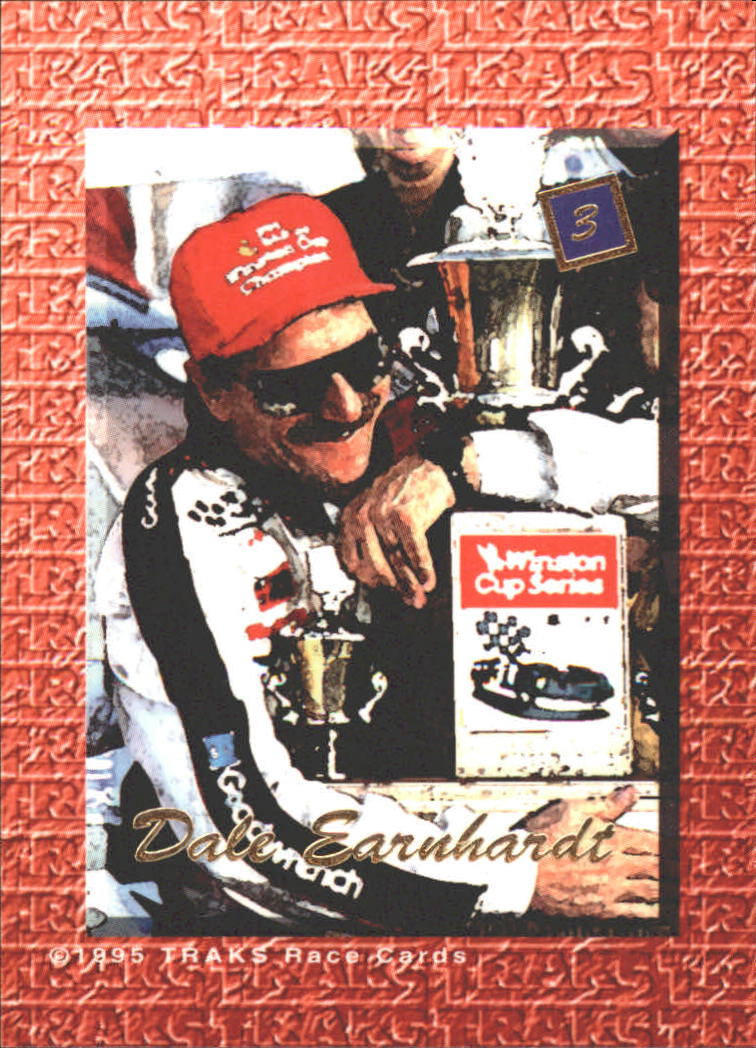 1995 Traks 5th Anniversary #3 Dale Earnhardt back image