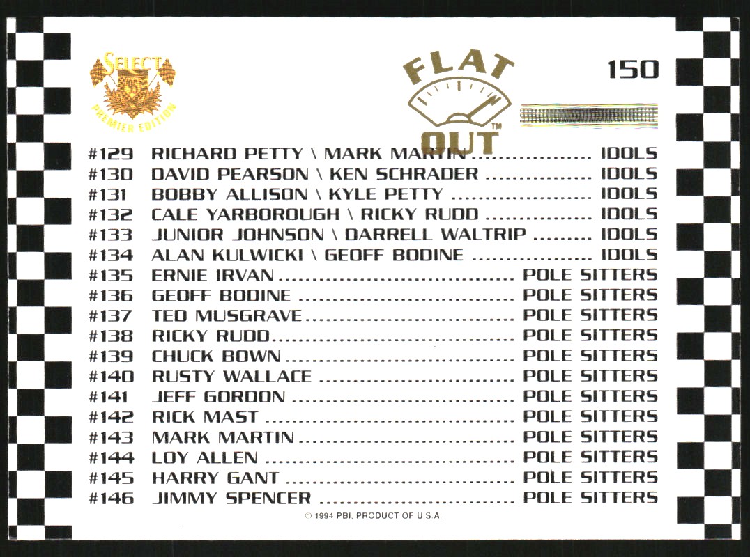 Sports Card Back